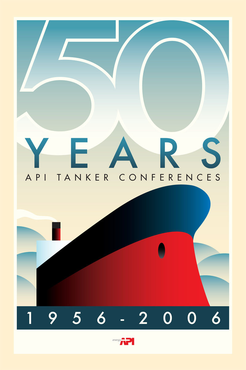 API 50 Years Commemorative Poster
