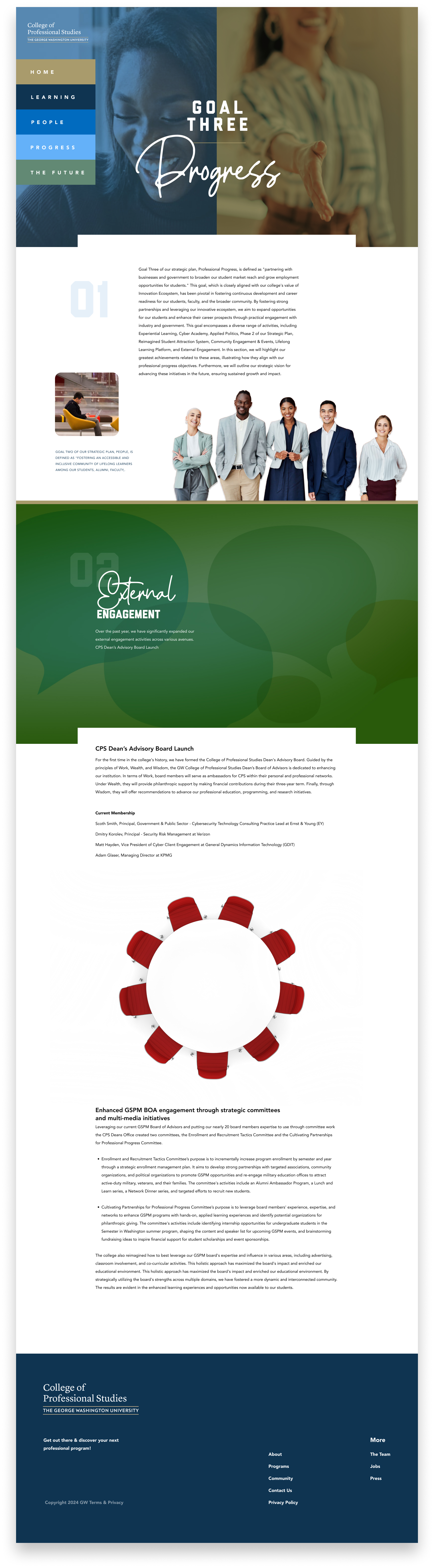 Goal Three — Progress