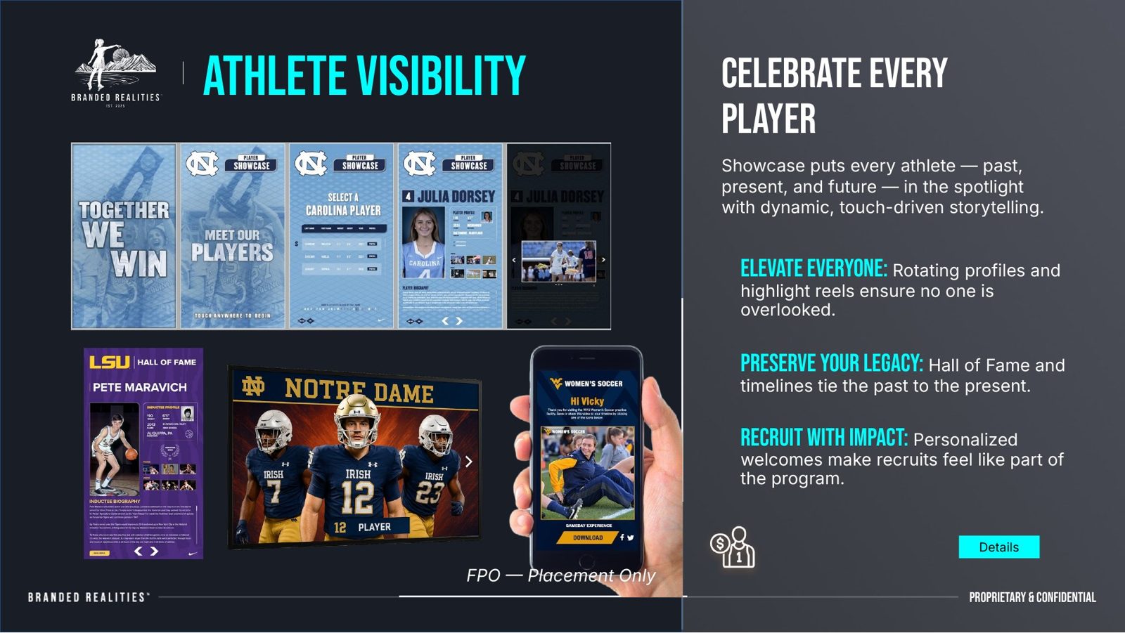 Slide: Athlete visibility module